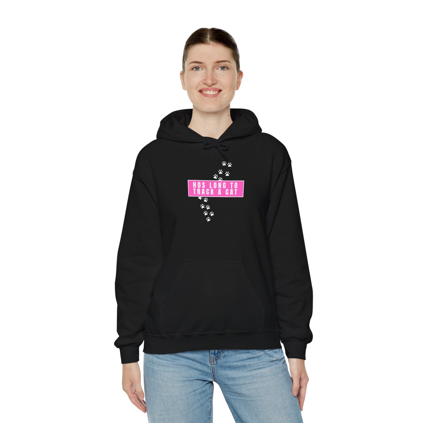 Free Karen Read "Hos Long to Track a Cat" Hooded Sweatshirt