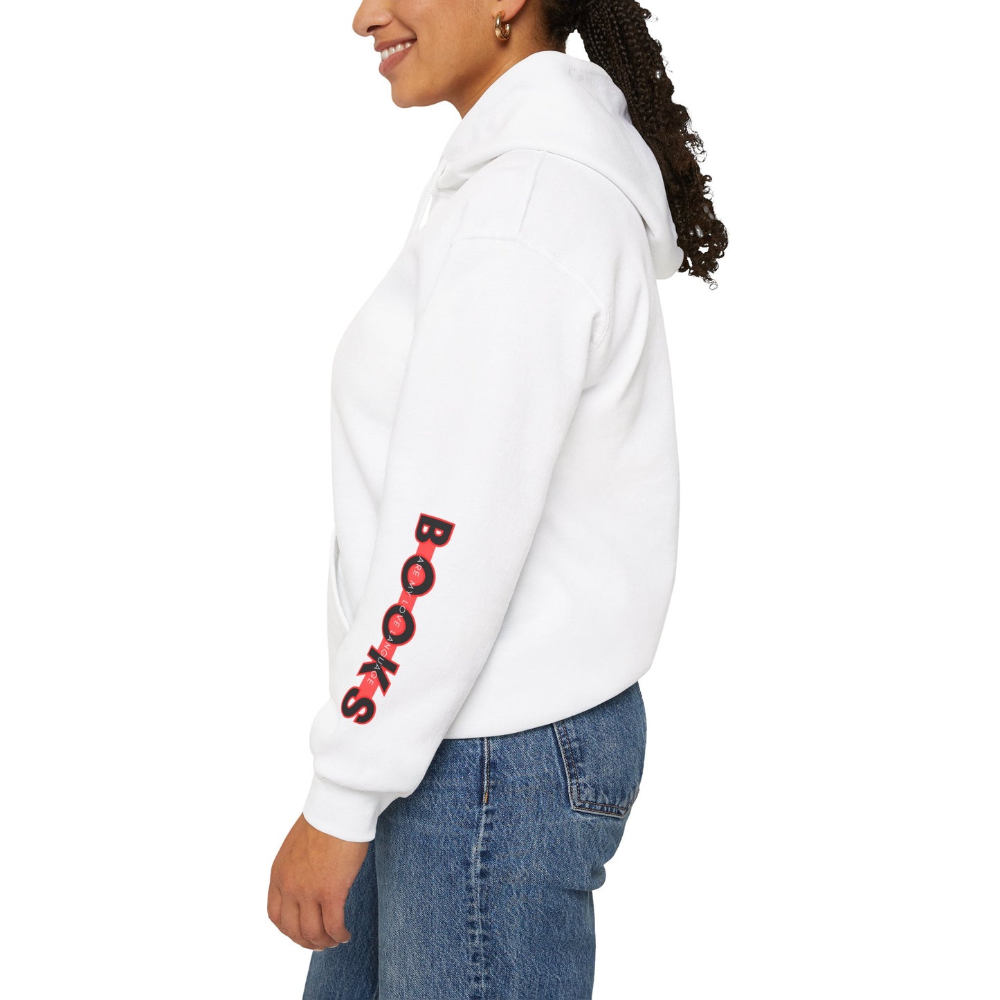 Books are my Love Language Hooded Sweatshirt - the perfect gift for the literary geek in your life, book lover, book club friend, or valentines day