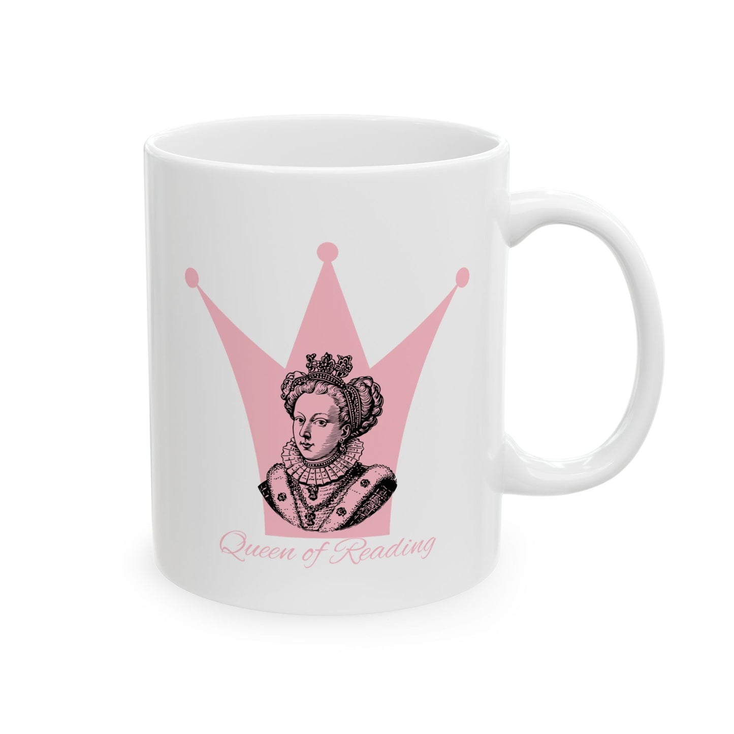 QUEEN OF READING Ceramic Mug