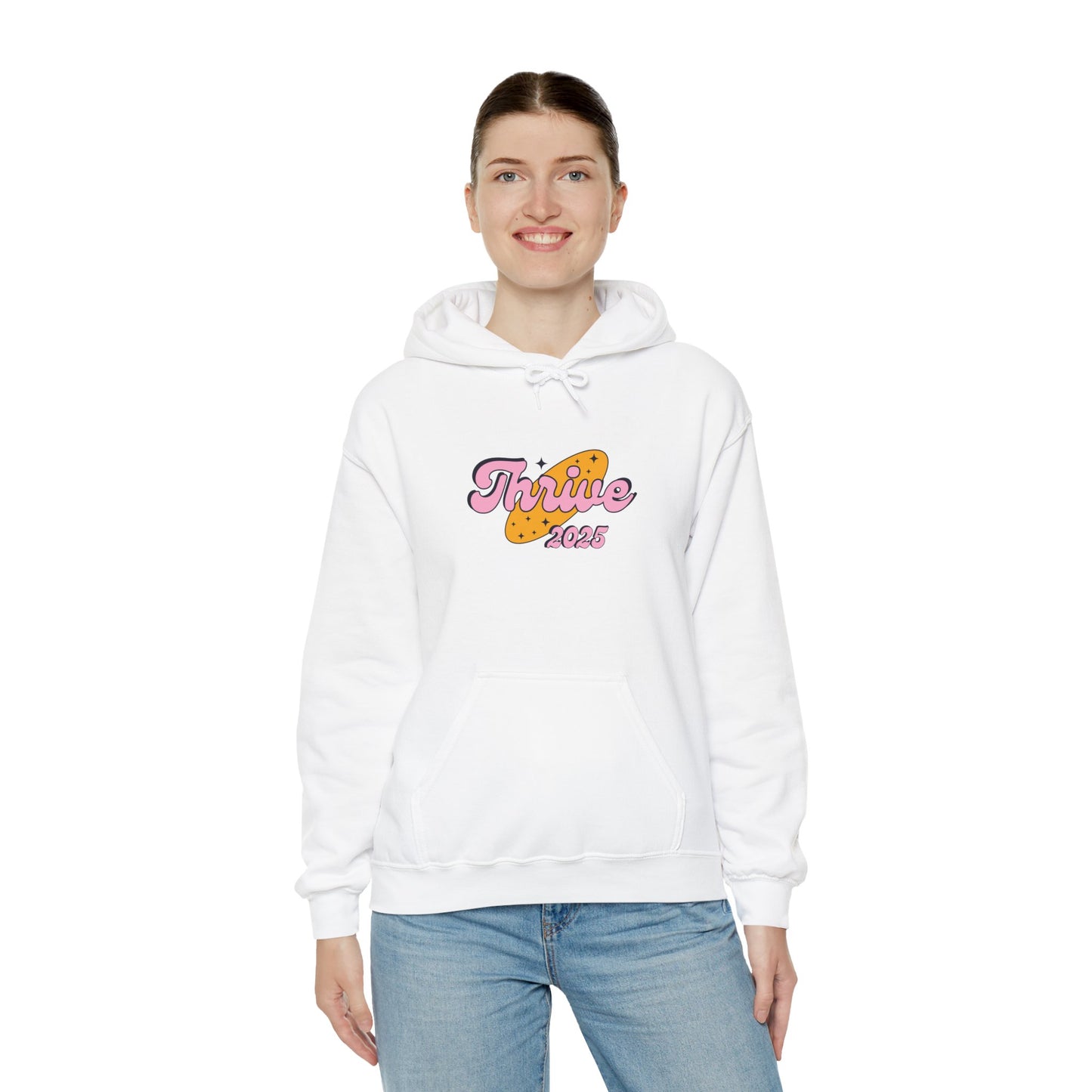 Retro Thrive in 2025 Unisex Heavy Blend™ Hooded Sweatshirt