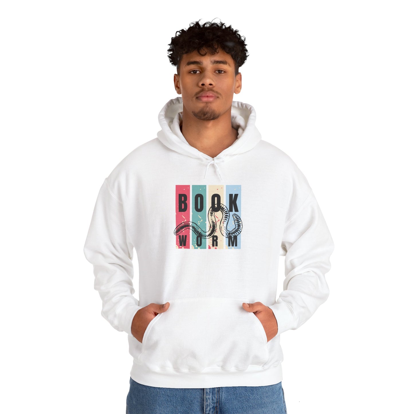 BOOK WORM  Heavy Blend™ Hooded Sweatshirt
