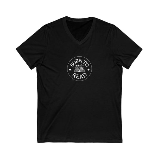 BORN TO READ V-Neck Tee