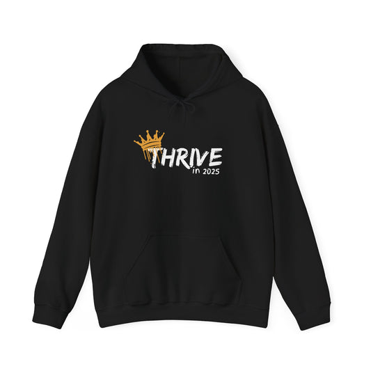 Black Thrive in 2025 Heavy Blend™ Hooded Sweatshirt
