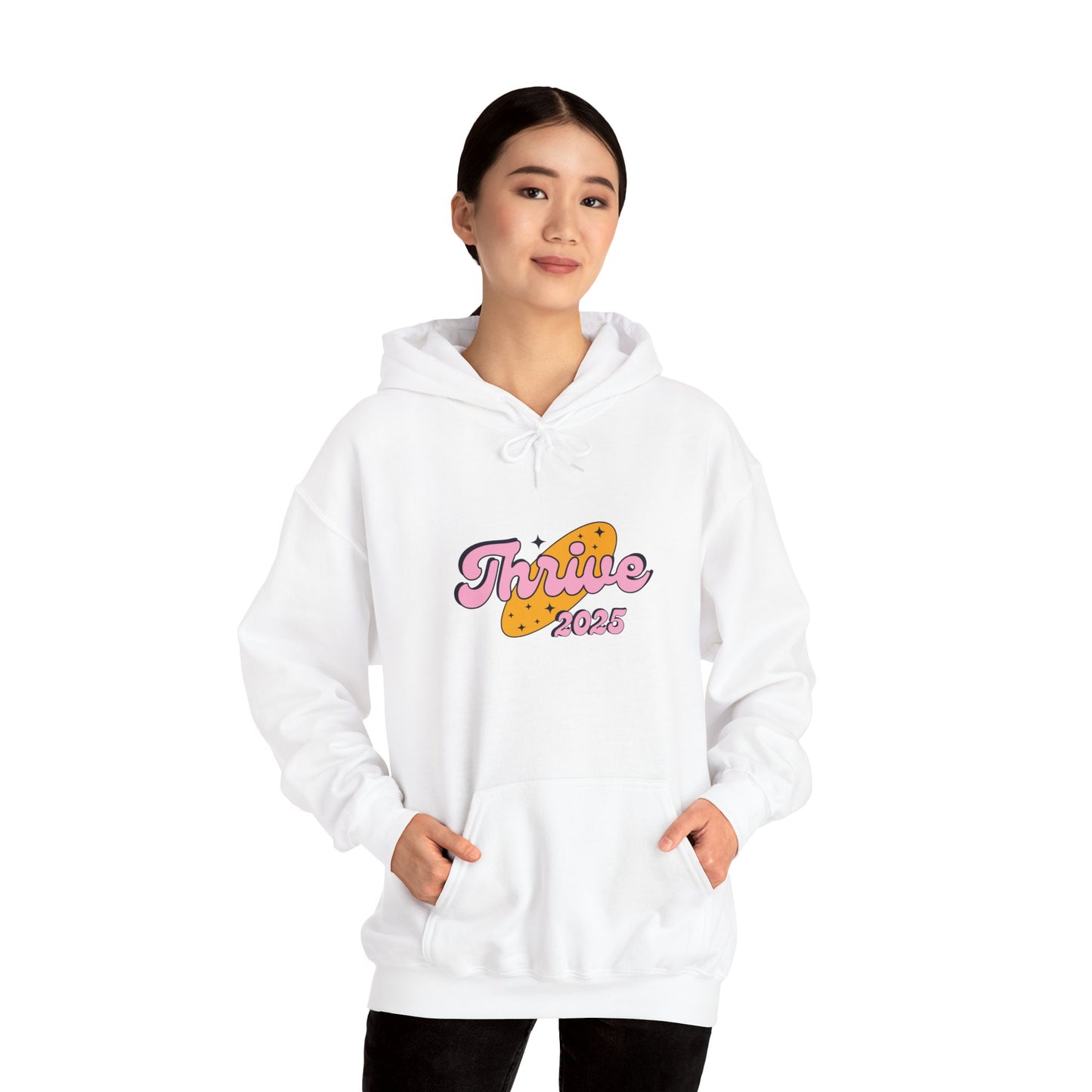 Retro Thrive in 2025 Unisex Heavy Blend™ Hooded Sweatshirt