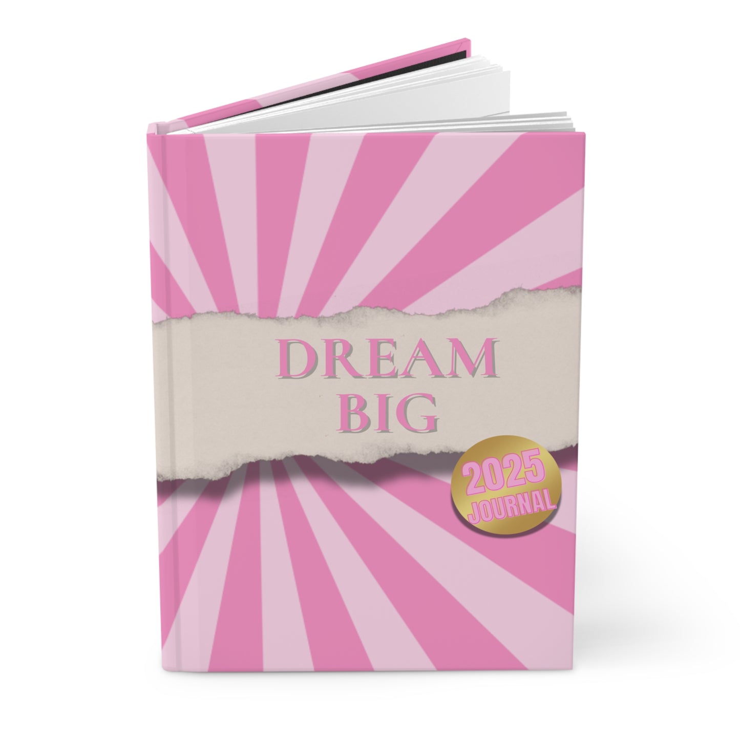 PINK DREAM BIG Hardcover Journal Matte