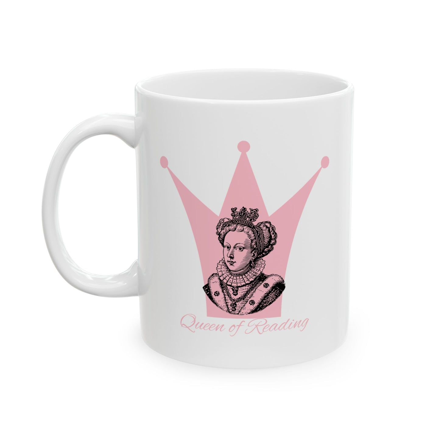QUEEN OF READING Ceramic Mug