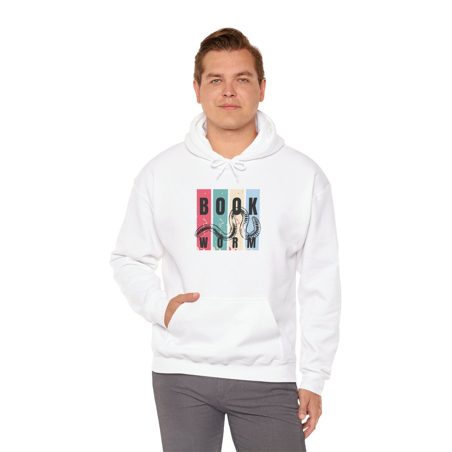 BOOK WORM  Heavy Blend™ Hooded Sweatshirt