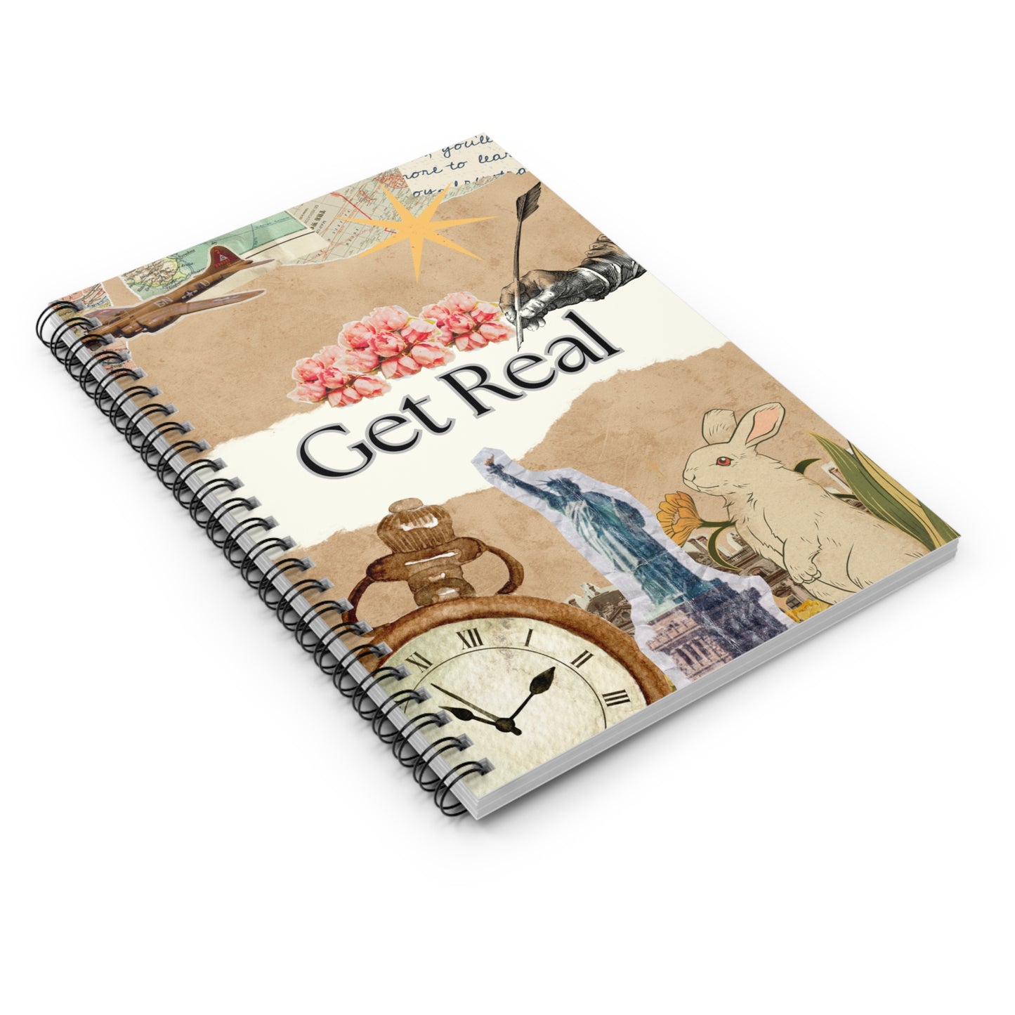 GET REAL VINTAGE Spiral Notebook - Ruled Line