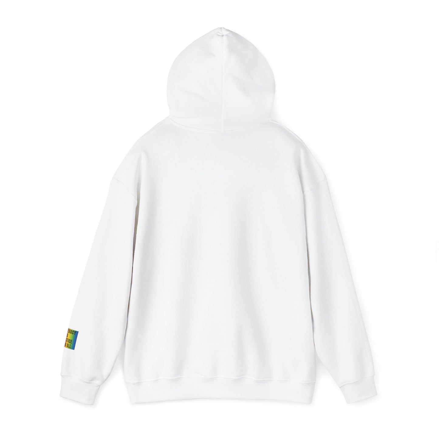 Literacy & Justice for All Hooded Sweatshirt,  book lover gift, perfect for the teacher in your life, literary enthusiast gifts
